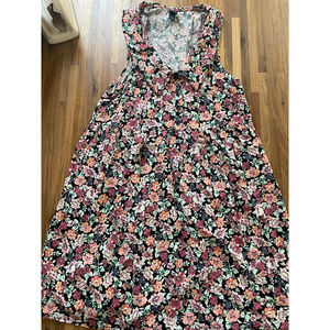 Wild Fable Sleeveless Collared Floral Dress